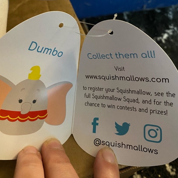 NWT 10” Dumbo the elephant Disney Squishmallow - Picture 5 of 6